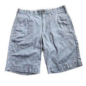J Crew Gramercy Horseshoe Print Chino Shorts - Men's 29W